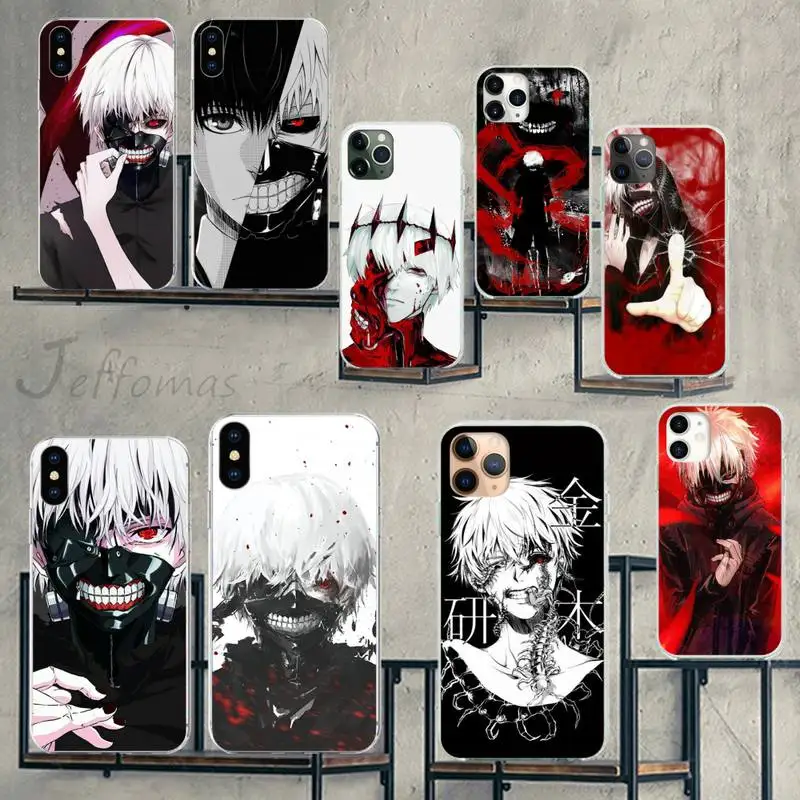 

Tokyo Ghouls Ghoul Anime Phone Case for iPhone 7 8 11 12 13 mini pro X XS XR MAX Plus