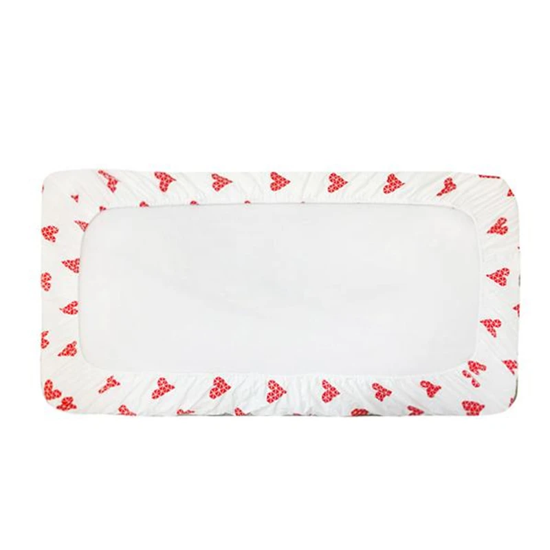 Простыня для детской кровати хлопковая черно белая детская кроватка с рисунком