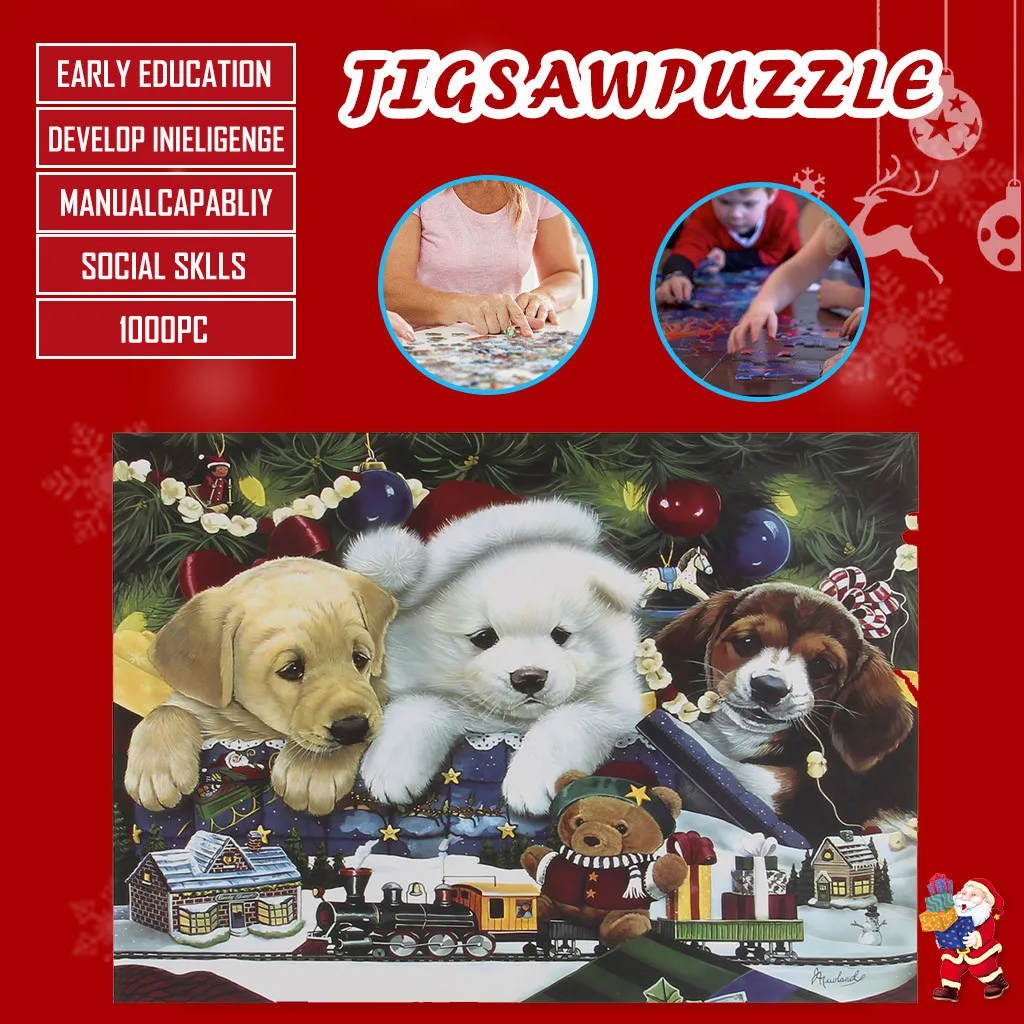 Пазл Merry Christmas 1000 шт. | Игрушки и хобби