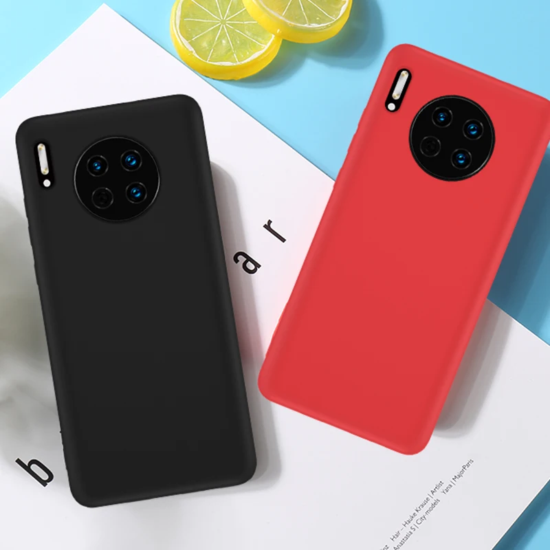 

Жидкий силиконовый чехол X-level для Huawei Mate30 Pro, мягкий гелевый резиновый Тонкий матовый чехол для Huawei Mate 30 Pro