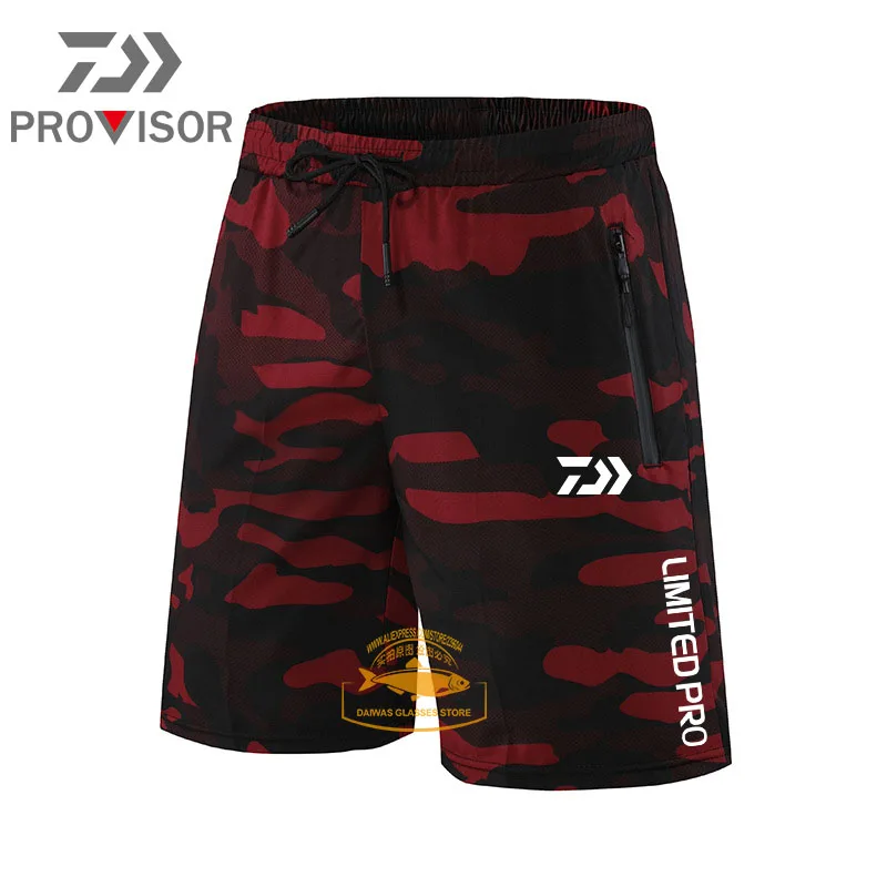 

Daiwa Men's Outdoor Sports Cycling Shorts MTB Downhill Trousers Mountain Bike Bicycle Shorts Water Resistant Fishing Pants