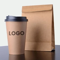50100200pcs disposable paper cups 2 5478oz kraft coffee milk cup paper for hot drinking party supplies