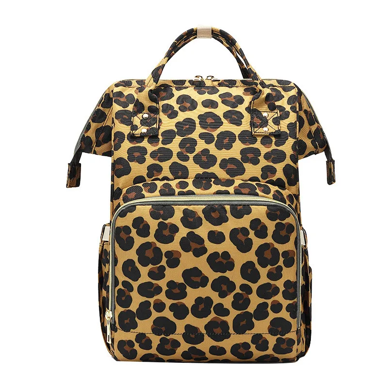 Женские модные сумки через плечо с леопардовым принтом сумка для подгузников