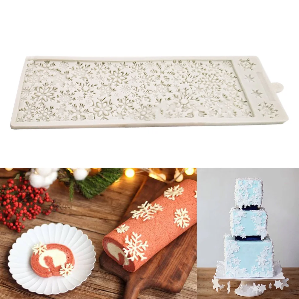 Christmas Sugar Fondant Decoration Non Stick Silicone Baking Chocolate 3D DIY Tool Food Grade Craft Easy Clean Kitchen Cake Mold | Дом и сад
