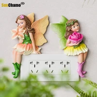 fashion switch protector wall simple modern socket stickers european creative resin new bedroom cartoon decoration home stickers