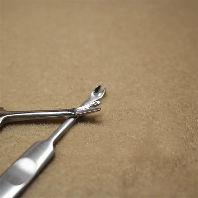 2 шт. ручная работа кожевенное ремесло сшитый U + V образный кромка скошенный