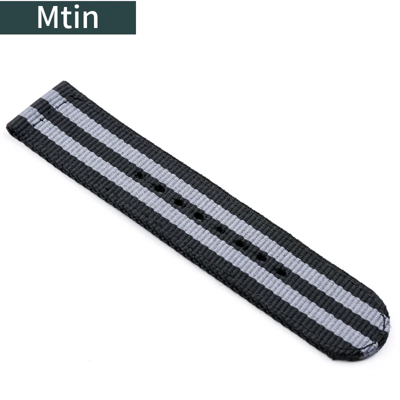 24mm Nylon strap men's pin buckle watch accessory for Suunto core watch with connector outdoor sports waterproof wristband