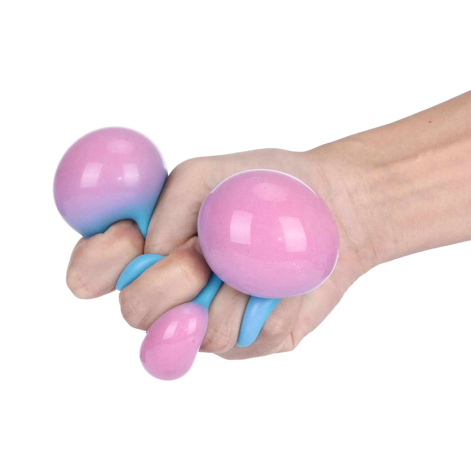 Bolas para aliviar el estr&eacute;s para ni&ntilde;os y adultos, suave y el&aacute;stico juguete, no t&oacute;xico, resistente a las roturas, cambio de Color, 6cm/6,5 cm-3