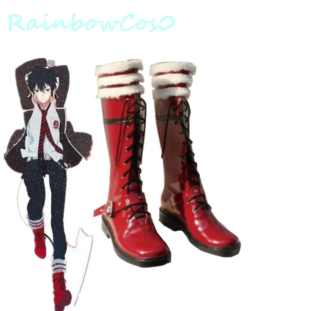 Обувь для косплея RainbowCos0 Okumura Rin Ao no Exorcist ботинки реквизит аниме Хэллоуин |
