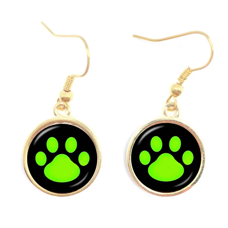 2020 насекомое Божья коровка висячие серьги милые божья стекло кабошон ручной