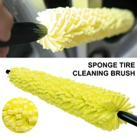 plastic handle vehicle cleaning brush car wheel wash brush tire rim auto scrub brush car wash sponges cleaner washing tools