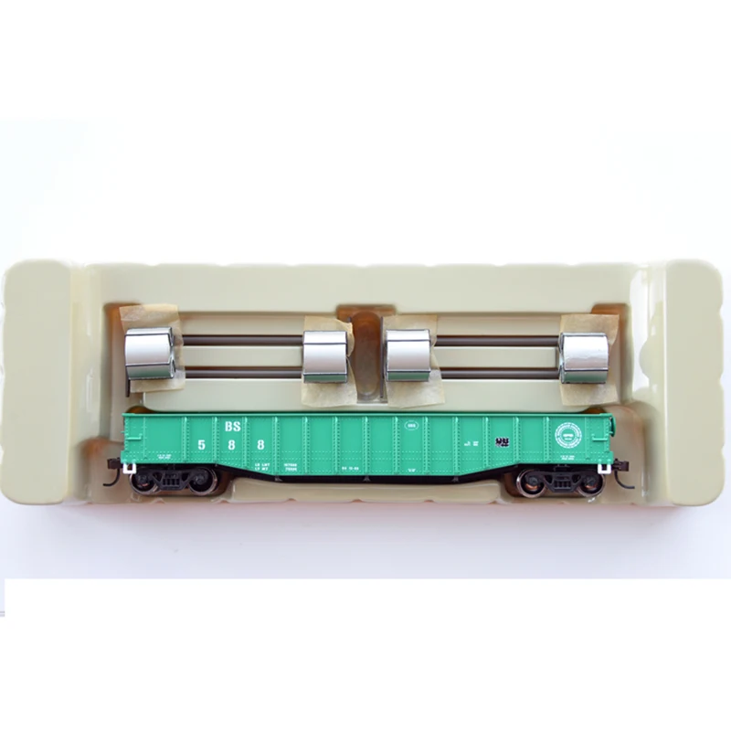 

1/87 Train Model ~50 Feet Low Gondola + Steel Coil HO Ratio