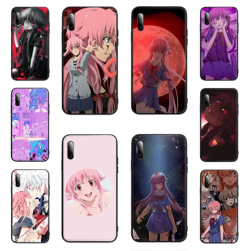 

Gasai Yuno Future Diary Phone Case For Huawei Y5 Y6 Y7 Y8 Y9 Nova 4 5 6 7 Pro Se Back Cover