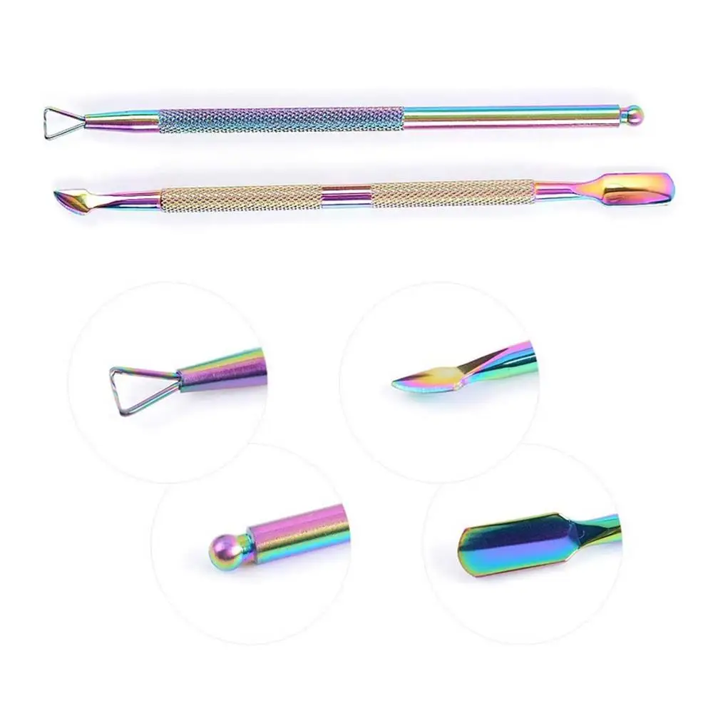 3 шт. Набор лаков для удаления кутикулы из нержавеющей стали набор ухода за