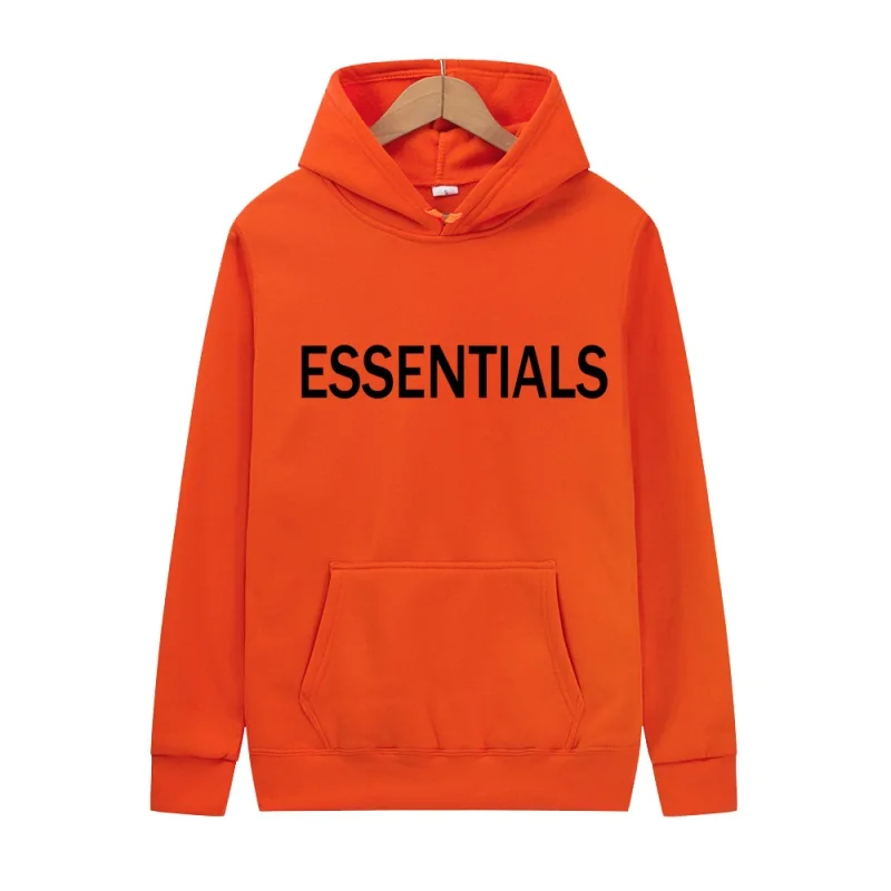 

ESSENTIALS Fashion Men's/Women's Hoodies 2021 Spring Autumn Male Casual Hoodies Sweatshirts Solid Color Hoodies Sweatshirt Top
