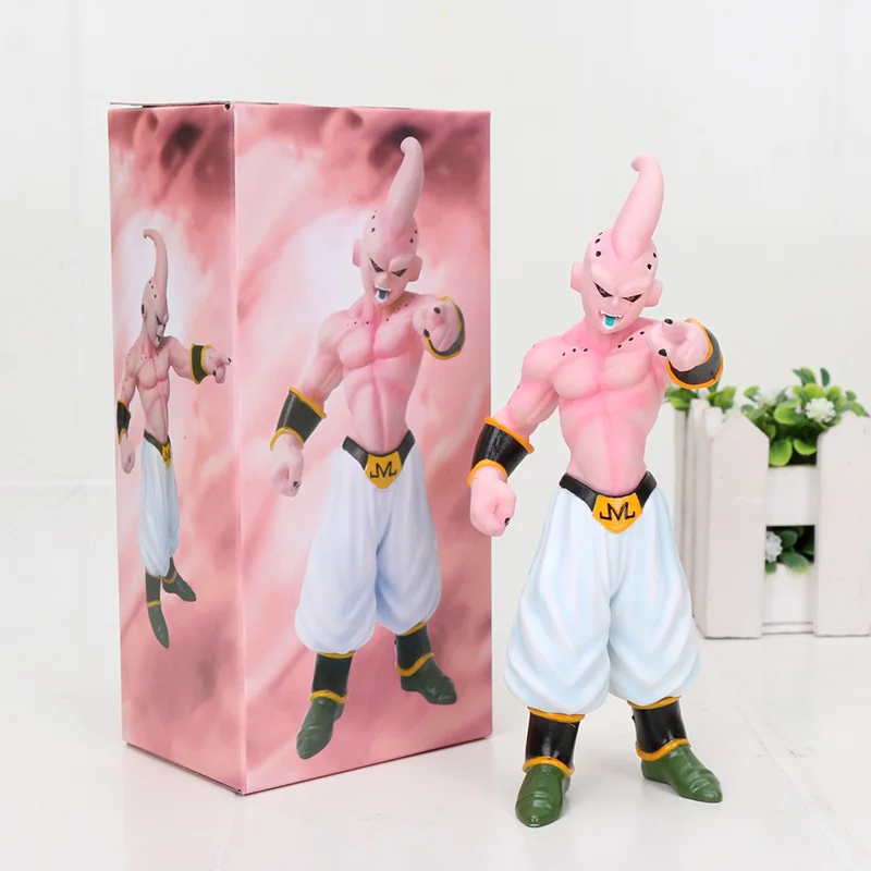 14cm buu in box Аниме Dragon Ball Z super saiyan Majin Buu girl Boo evil Buu ПВХ фигурка Коллекционная модель игрушка Dragon Ball - Цвет: 14cm buu in box