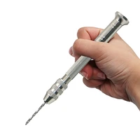 10pcs 0 8mm 3 0mm high speed steel drill screwsets metal hand drill jewelry tool aluminium handmade jewelry tool mini hand drill
