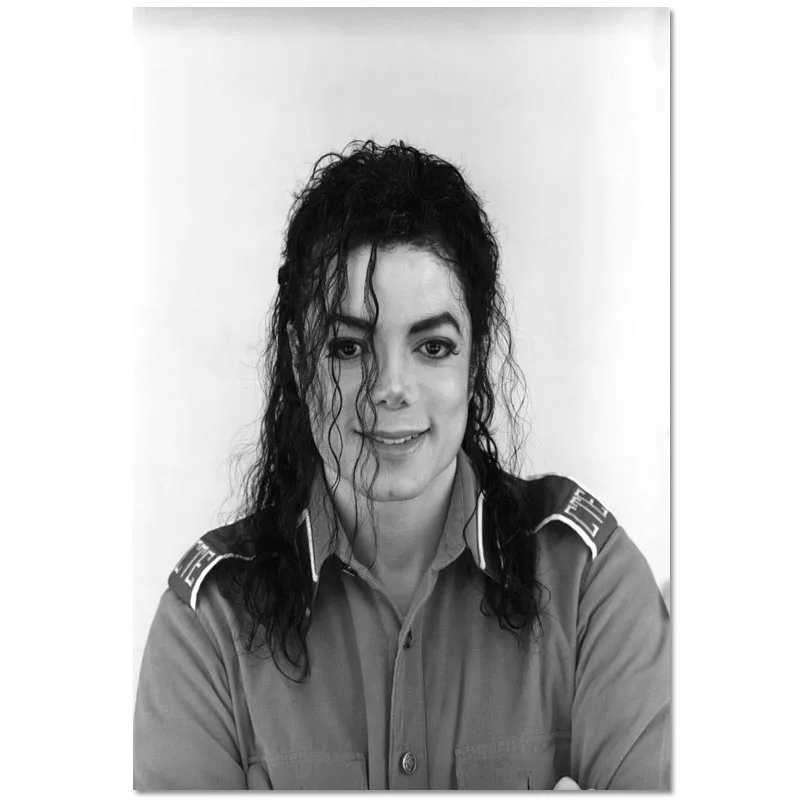 Пользовательский холст Настенный декор звезда Майкл Джексон Красочный постер