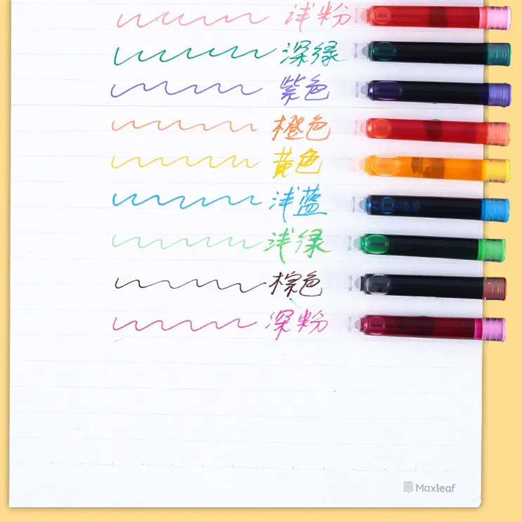 Чернильные картриджи для перьевой ручки диаметр 3 мм 30 шт.|refill fountain pen|red inkpen refills |