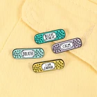 Маленькая мультяшная эмалированная Заколка-браслет, милые Креативные разноцветные ювелирные броши из сплава, подарок медсестре, подруге, значок на рюкзаке