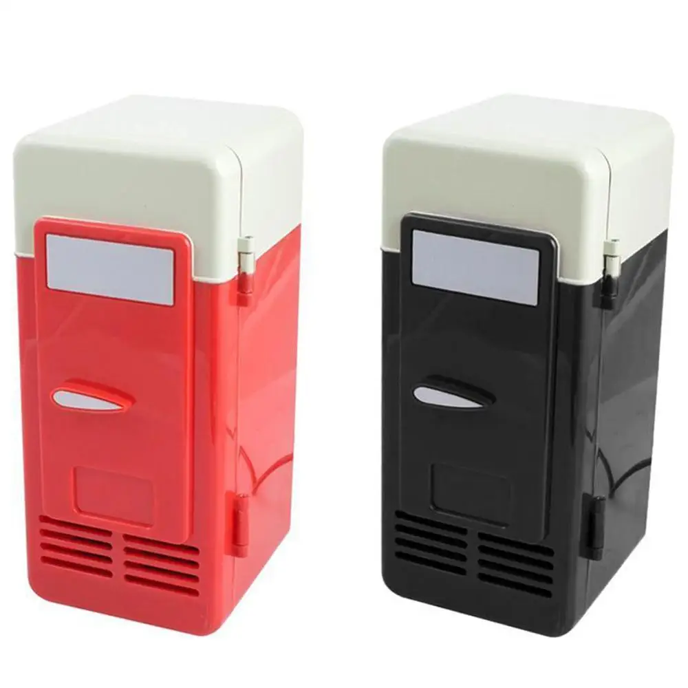 Автомобильный однобаночный охладитель для напитков, холодильник USB, портативный мини-холодильник для ПК, морозильная камера
