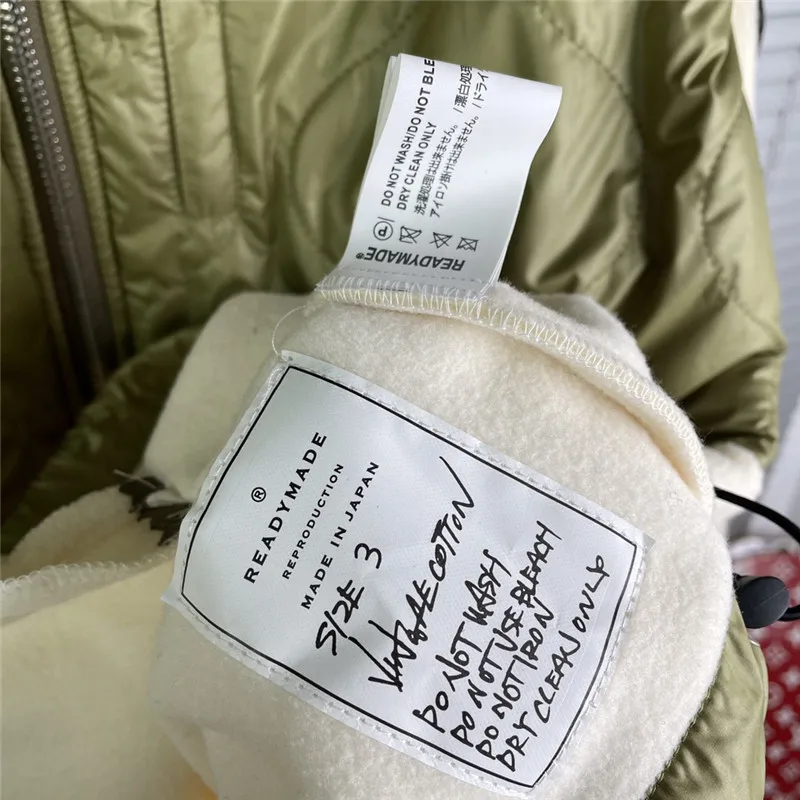 

2021FW Cardigan Readymade Fleece Jacket Men Women 1:1 Best Quality Embroidery Coat Patchwork Streetwear Jackets