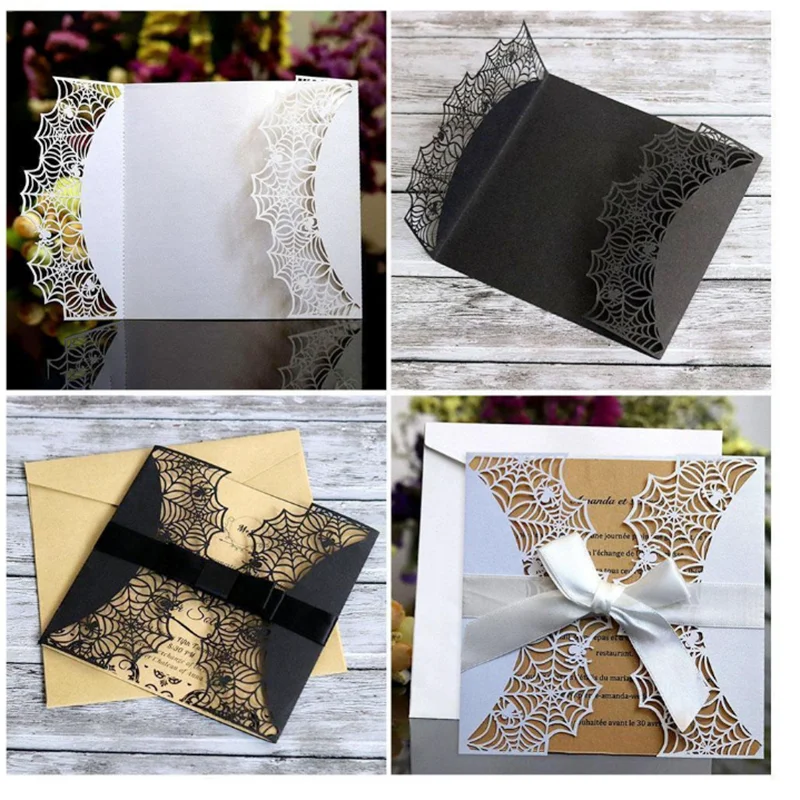 Вырубки для скрапбукинга "Паутина Хэллоуина" из металла в новом дизайне 2020 года.