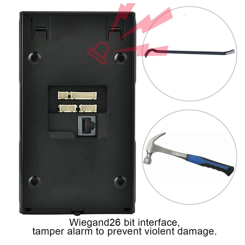 2 8 inch tcpip face recognition access control 125khz rfid keypad system software biometrics password free global shipping