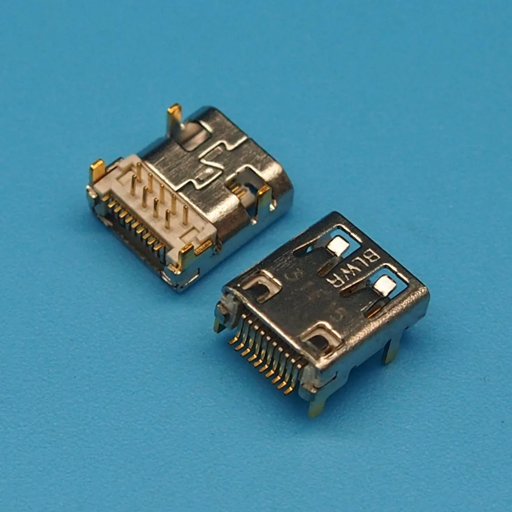 2 шт. HDMI D Тип 19Pin Женский Разъем MICRO разъем SMT & DIP|Коннекторы и разъёмы| |