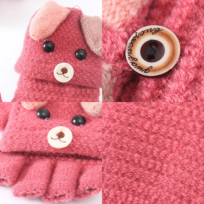 2019 New Baby Gloves Kids Mittens Accessories Glove Toddler Thicken Patchwork Hot Winter Warm | Аксессуары для одежды