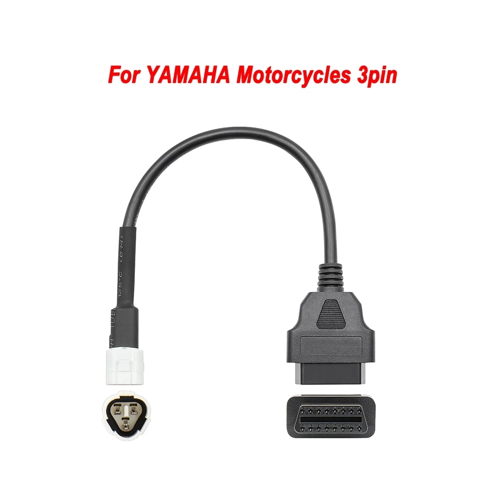Диагностический кабель OBD2 для мотоциклов Для YAMAHA 3Pin 4Pin Honda 6Pin Kawasaki BENELLI Suzuki Ducati ICOM-D
