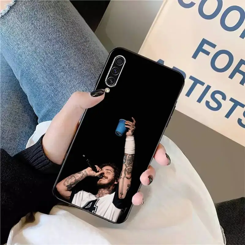 

post malone America singer Phone Case For Samsung galaxy S 9 10 20 A 10 21 30 31 40 50 51 71 s note 20 j 4 2018 plus