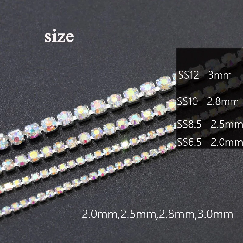 Стеклянные кристаллы стразы серебряная основа плотная стеклянная отделка