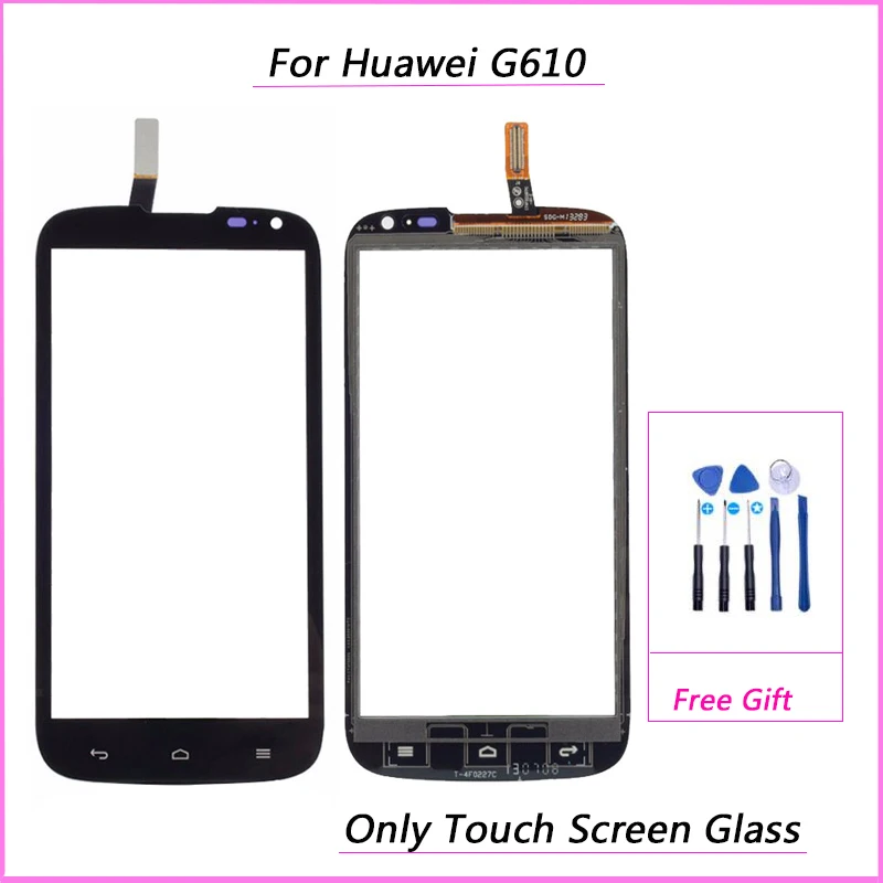 Новый передний сенсорный экран дигитайзер стеклянная панель для Huawei Ascend G610 ЖК