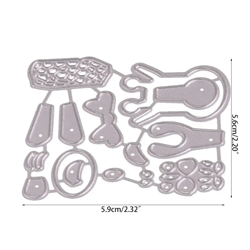 

The Food Metal Cutting Dies Stencil DIY Scrapbooking Embossing Paper Card