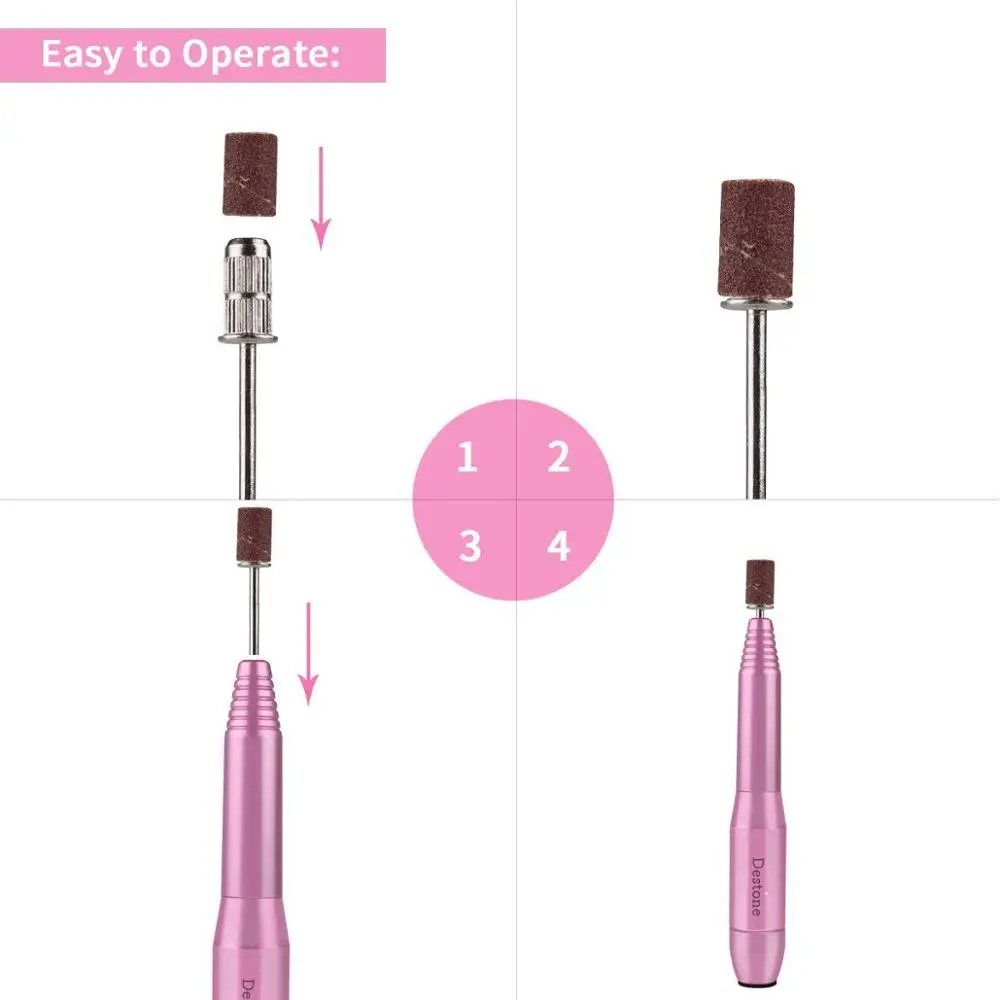 Электрическая дрель для ногтей deton Nailcare N1 профессиональная пилка маникюра и