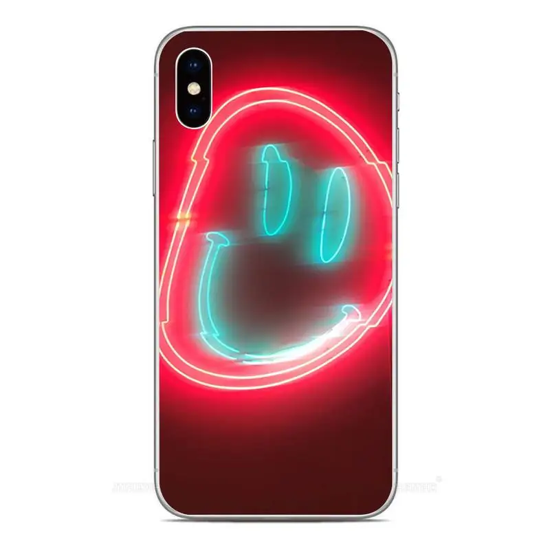 

MaiYa Funny Neon Phone Case For Clear-Iphone 5 5s se 6 6s 7 8 11 12 X Xs Xr Pro Plus Max Mini Cover