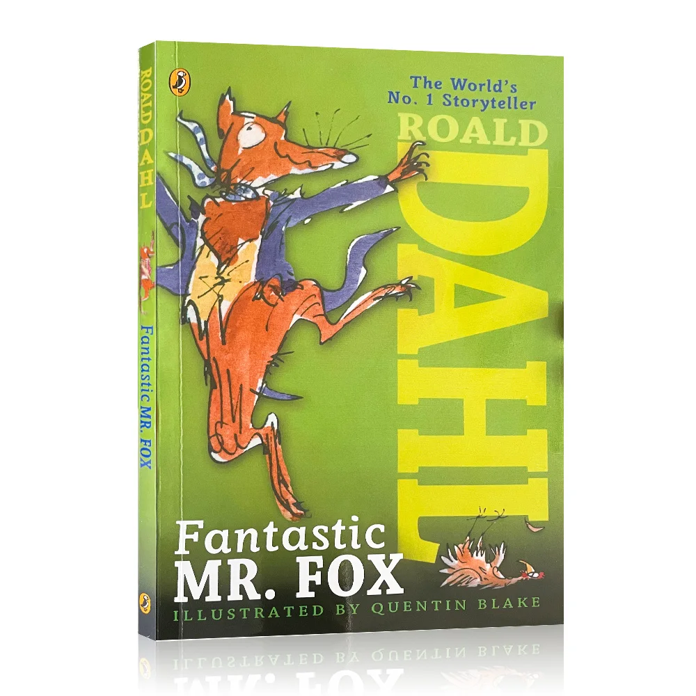 

DAHL Fantastic Mr. Fox Children's Literature English Picture Novel Story Book Set Early Educaction Reading for Kid