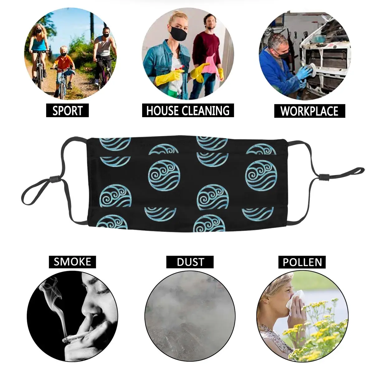 Маски водяного племени Аватара последняя воздушная последовательность Katara Aang