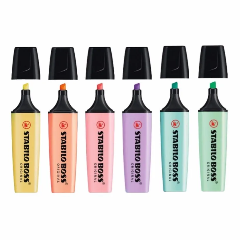 Перьевые маркеры и текстовые STABILO BOSS 4 часа защиты от высыхания|Маркеры| |