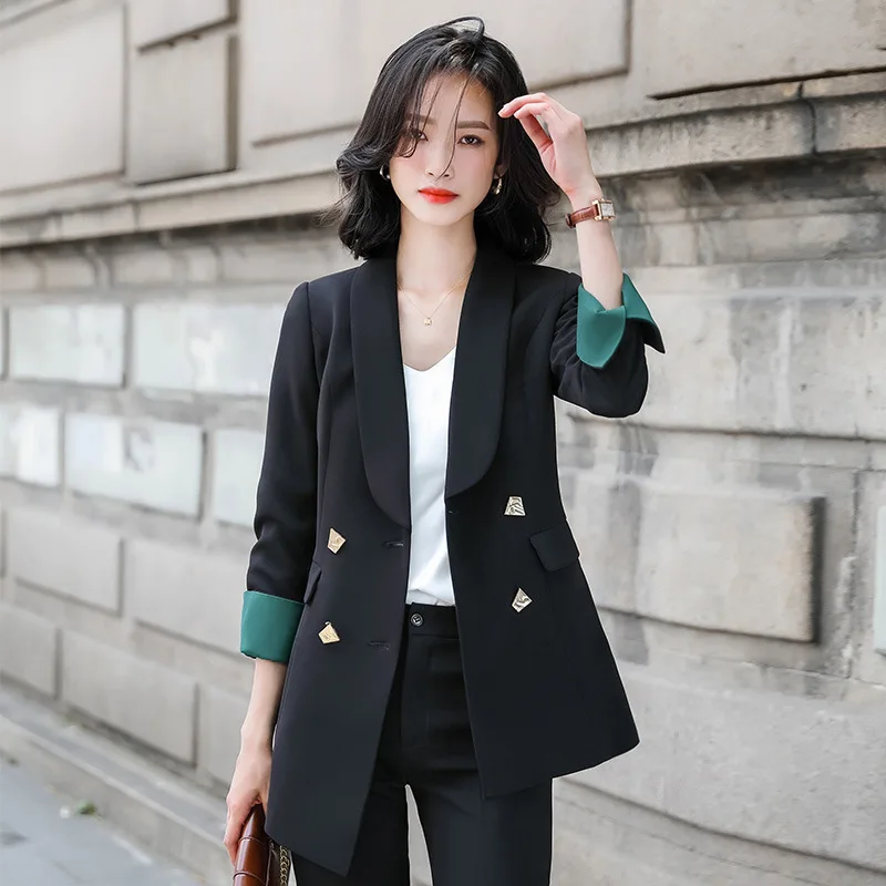 

Women's 2 Piece Set Blazer Jacket Solid Skirt Long-sleeved High Waist Skirt Suits Sold Separately Women's Costumes T2