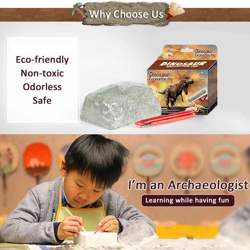 Сборка &quotсделай сам&quot Наука Детский подарок динозавр набор &quotраскопки&quot