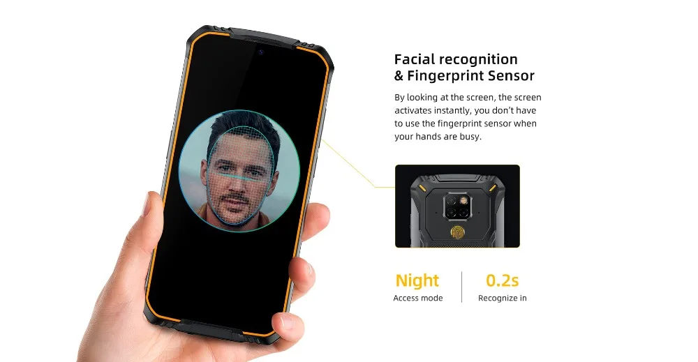 DOOGEE S68 Pro IP68 водонепроницаемый прочный телефон 6 ГБ+ 128 Гб FHD+ смартфон 21MP AI Triple 6300 мАч камера мобильный телефон NFC