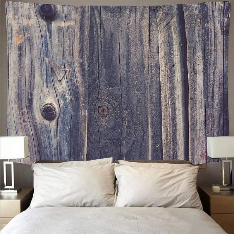 Деревянная текстура гобелен Большой Настенный Ковер Прямая поставка настенное