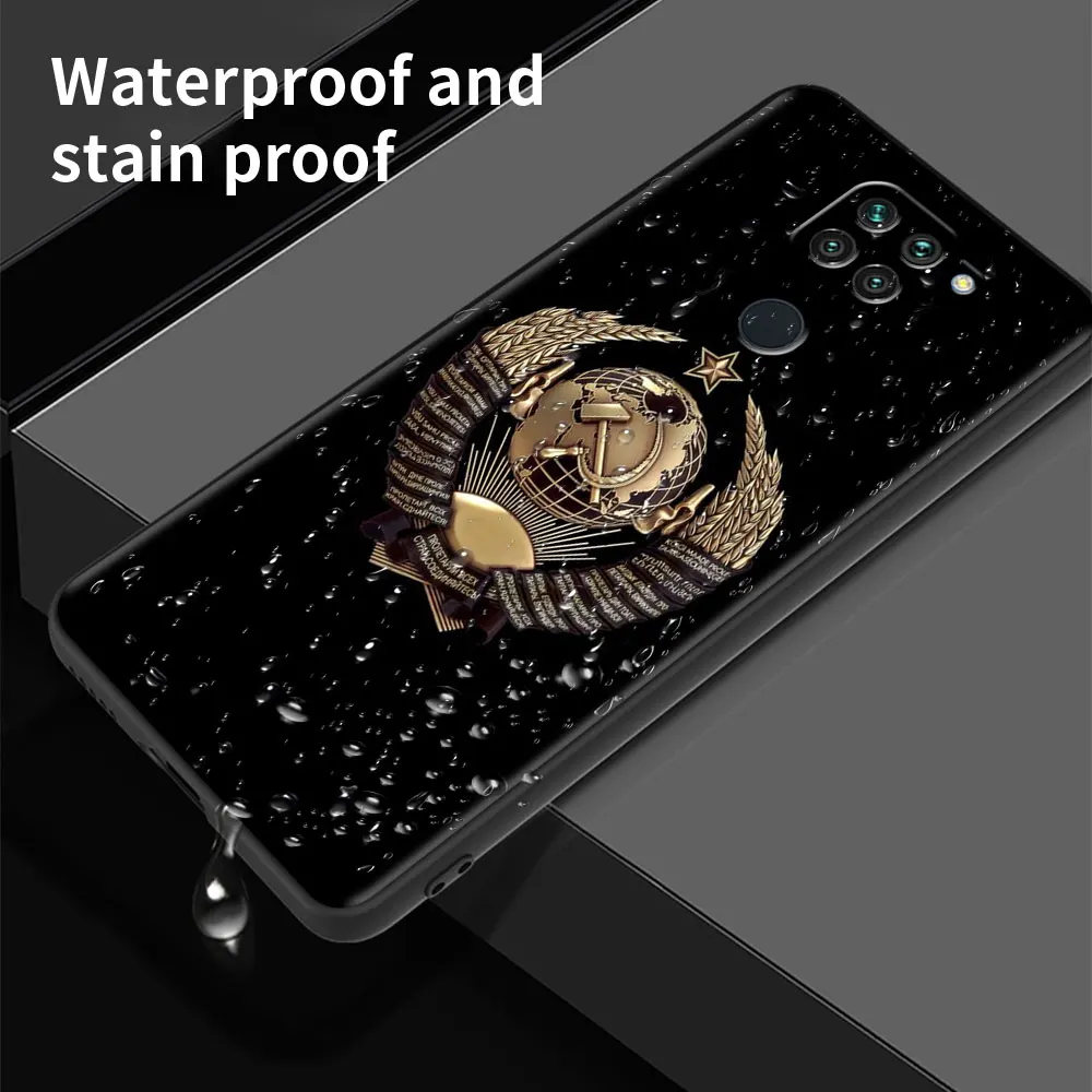 soft shockproof case for xiaomi redmi note 10 9 pro 9s 10s 8 7 k40 9c 8t 9a 7a 8a 9t silicone phone cover vintage ussr cccp capa free global shipping
