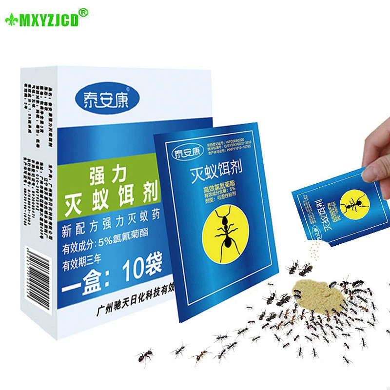 10 шт. устраняет муравьиный порошок в помещении и на открытом воздухе высокая