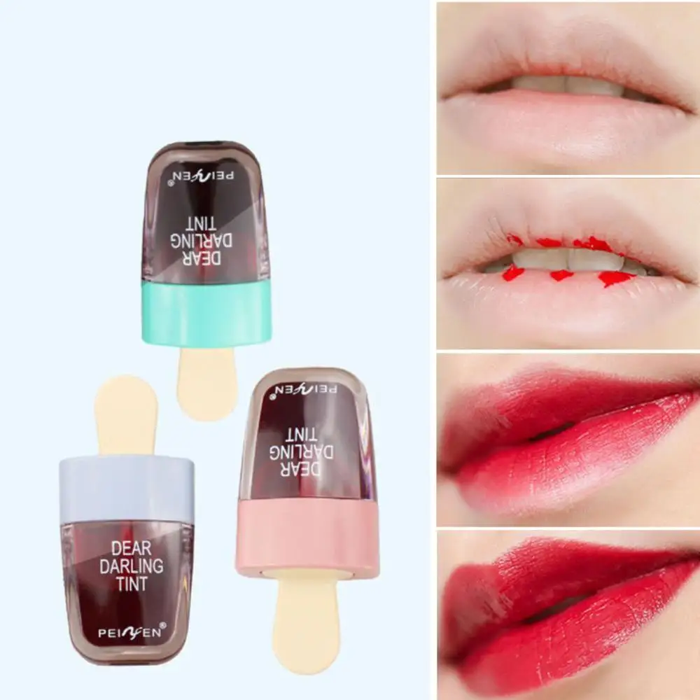 

5pcs/set Korean Style Cute Ice Cream Lip Tint Makeup Liquid Lipstick Moisturizing Lip gloss Waterproof Lasting Lipgloss Cosmetic