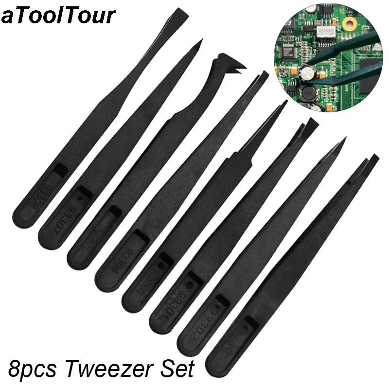 Набор антистатических ручных инструментов из углеродного волокна 8 шт. |