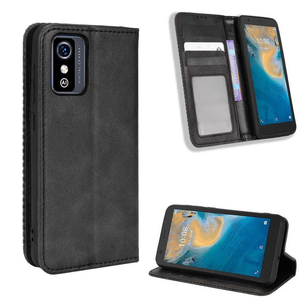 Роскошный флип-кошелек из искусственной кожи для ZTE Blade L9 магнитный адсорбционный