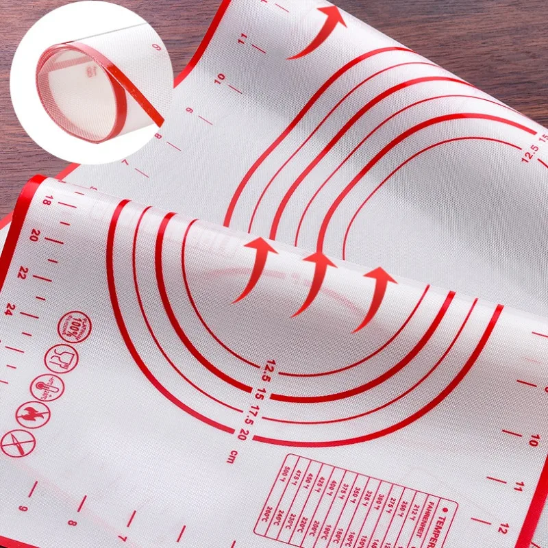 Большой силиконовый коврик для замеса теста выпечки пиццы аппарат изготовления